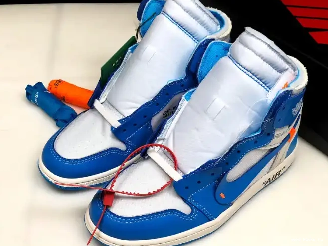 80% Off Sale Air AQ0818-148 1 UNC Powder Jordan Off-White Blue 0602